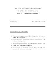 Final exam (Dec 2011) - Spms - Nanyang Technological University