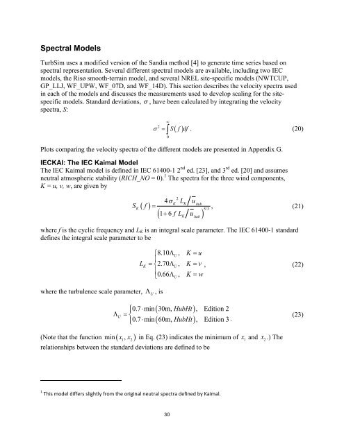 TurbSim User's Guide: Version 1.06.00 - NREL