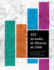 XIX Jornadas de Historia de Chile - Universidad Diego Portales