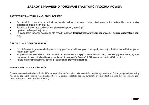 Proxima Power 2012 CZ.pdf - CALS servis sro