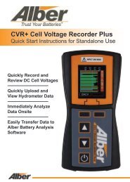 CVR+ Cell Voltage Recorder Plus - Alber