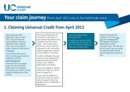 Universal credit your claim journey toolkit English - Mossbank.org.uk
