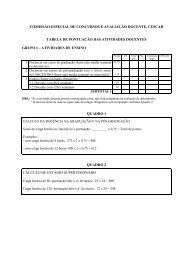 comissÃ£o especial de concursos e avaliaÃ§Ã£o docente, cescad ...