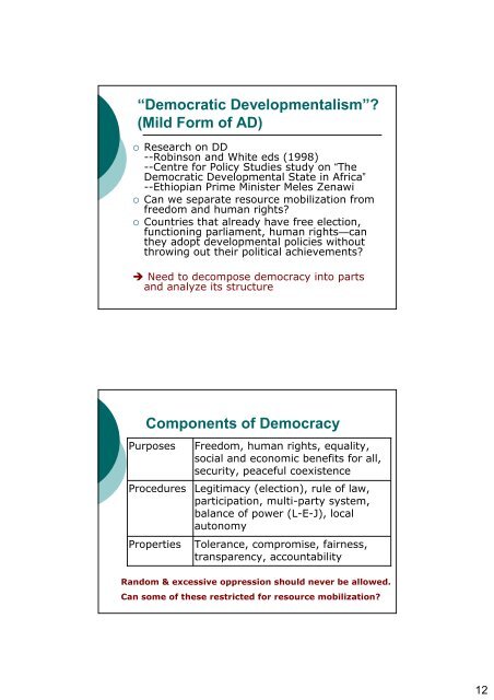 The East Asian Growth Regime and Political Development