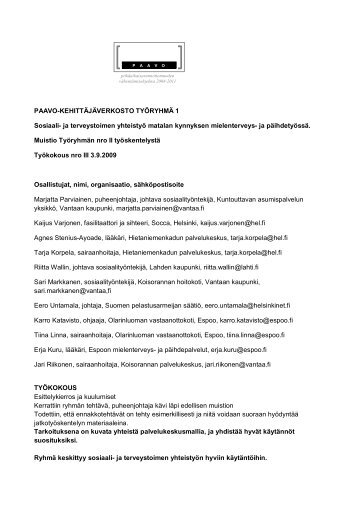 3.9.2009 - Asunto ensin