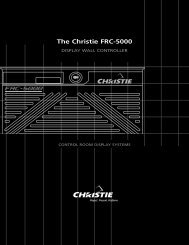 Christie FRC-5000 Brochure - Christie Digital Systems