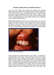 healing canker and cold sores naturally - Mydoctor.ca