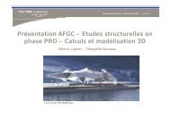 PrÃ©sentation AFGC Etudes structurelles en PrÃ©sentation AFGC ...