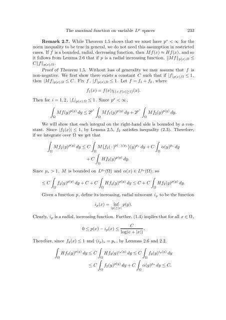 THE MAXIMAL FUNCTION ON VARIABLE Lp SPACES