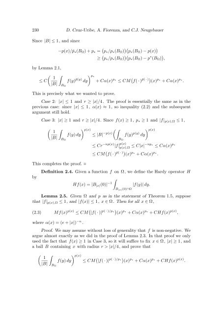 THE MAXIMAL FUNCTION ON VARIABLE Lp SPACES