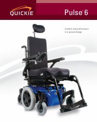 QuickieÂ® Pulse 6 Flyer - Sunrise Medical