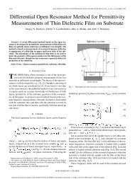 Differential Open Resonator Method for Permittivity Measurements ...