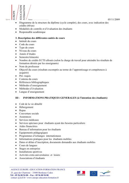 05/11/2009 Conseils de BÃ©atrice Delpouve aux - Agence Europe ...