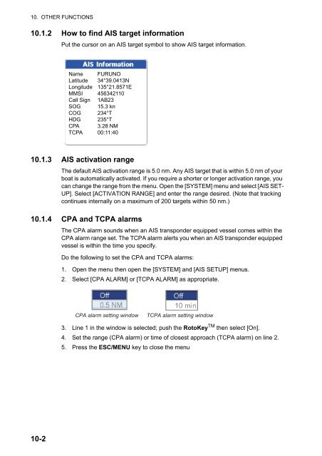 GP1670F_1870F Operator's Manual - Furuno USA