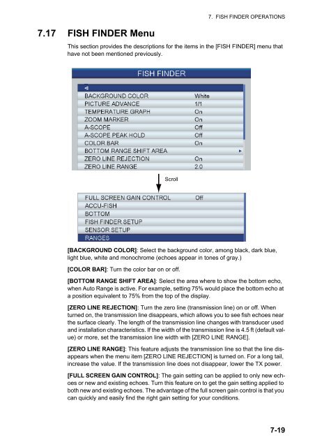 GP1670F_1870F Operator's Manual - Furuno USA