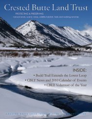 Crested Butte Land Trust