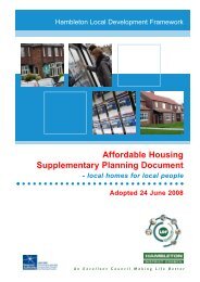 Affordable Housing SPD - Hambleton District Council