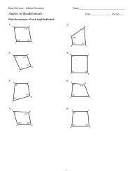 6-Angles in Quadrilaterals