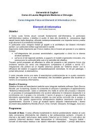 Elementi di Informatica - Dipartimento di Fisica