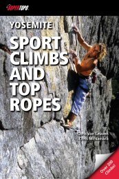 Yosemite Sport Climbs and Top Ropes - SuperTopo