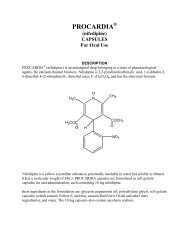 Nifedipine Package Insert - American Geriatrics Society