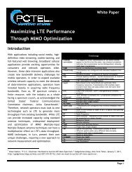 Maximizing LTE Performance Through MIMO Optimization