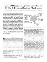 SOA–EAM Frequency Up/Down-Converters for 60 ... - IEEE Xplore
