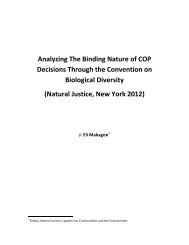 Analyzing The Binding Nature of COP Decisions ... - Natural Justice