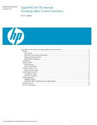 OpenVMS I64 TIE Internals: Emulating Alpha Control Instructions