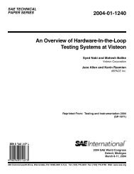 2004-01-1240 An Overview of Hardware-In-the-Loop ... - dSPACE