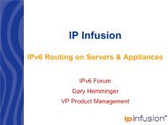 IP Infusion Sales Training - IPv6 Summit, Inc.