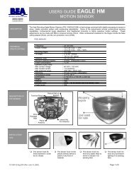 USERS GUIDE EAGLE HM MOTION SENSOR