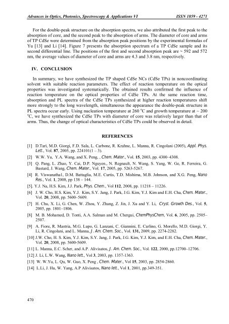 INFLUENCE OF REACTION TEMPERATURE ON OPTICAL ...