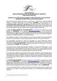 oficialÃ­a mayor direcciÃ³n general de recursos ... - CompraSEP