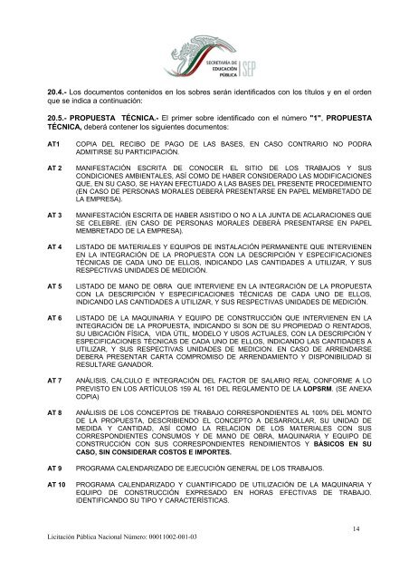 oficialÃ­a mayor direcciÃ³n general de recursos ... - CompraSEP