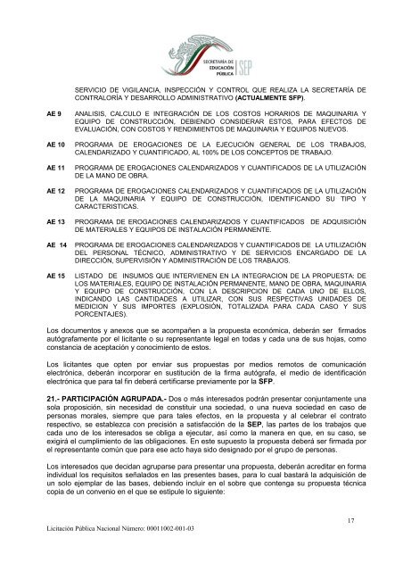 oficialÃ­a mayor direcciÃ³n general de recursos ... - CompraSEP