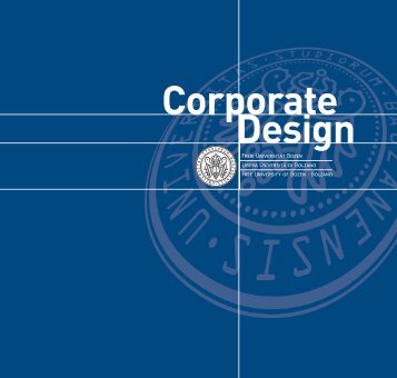 Manuale Corporate Design (7 MB) - Libera Università di Bolzano