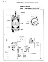 FUEL SYSTEM Fuel Pump (4A–FE and 5S–FE) - CelicaTech