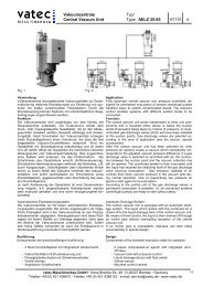 Central Vacuum Unit Type AELZ 35-65 61101 4 - vatec ...