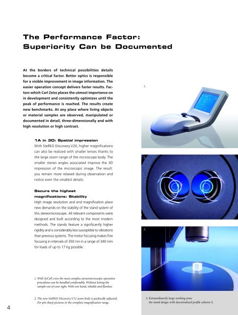 SteREO Discovery.V20 SteREO Discovery.V20 - Carl Zeiss ...