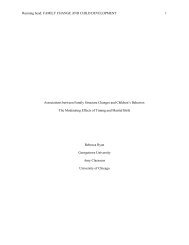 Associations Between Family Structure Changes and ... - PAA 2012