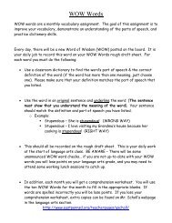 the detailed explanation sheet - East Penn School District