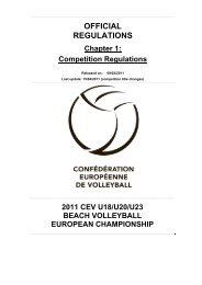 Competition Regulations - CEV