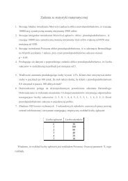 Zadania ze statystyki matematycznej - Startowa ux.up.krakow.pl