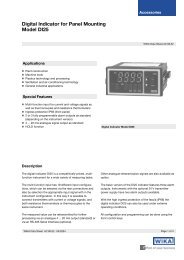 Digital Indicator for Panel Mounting Model DI25 - BKW Instruments