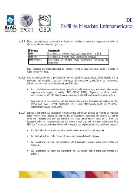 Perfil de Metadato Latinoamericano - Sistema de Gestión de ...