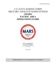 PACIFIC AREA OPERATIONS GUIDE - Navy-Marine Corps MARS