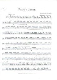 Farfel's Gavotte do livro 12 Progressive Solos for Snare Drum - ECA