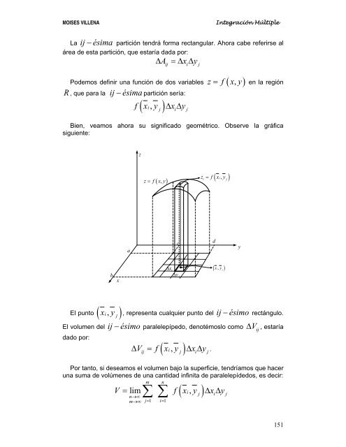 5.1 INTEGRALES DOBLES 5.2 INTEGRALES TRIPLES