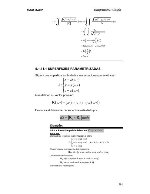 5.1 INTEGRALES DOBLES 5.2 INTEGRALES TRIPLES